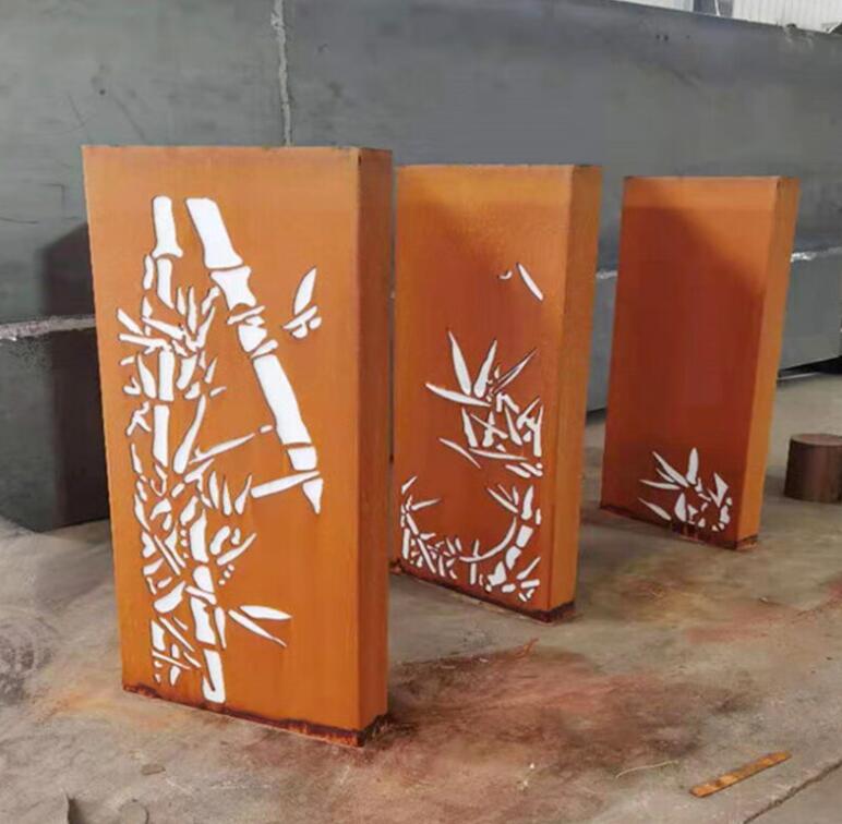 比如锈钢板灯箱